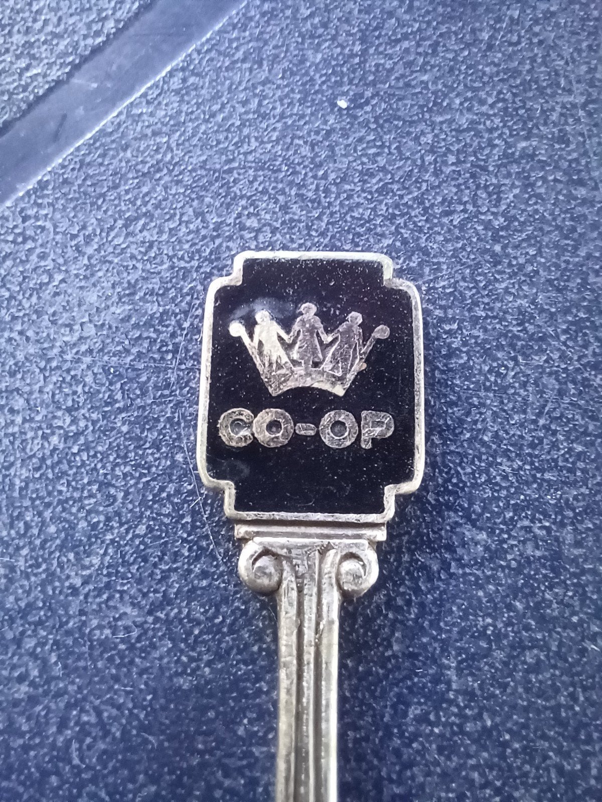 Theelepeltje Co-op (supermarkt emaille schildje), Ophalen of Verzenden