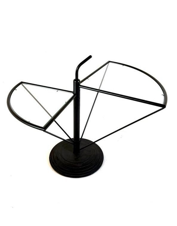 Vintage salontafel ‘Dardo’, OMA, Italië ‘80, Huis en Inrichting, 50 tot 100 cm, OMA, Vintage retro buisframe design rotan webbing papercord deens