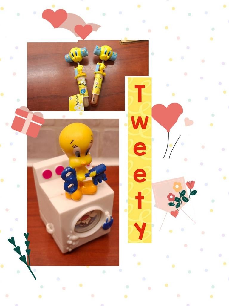Looney Tunes Tweety speeltjes McDonalds 1995, Ophalen of Verzenden