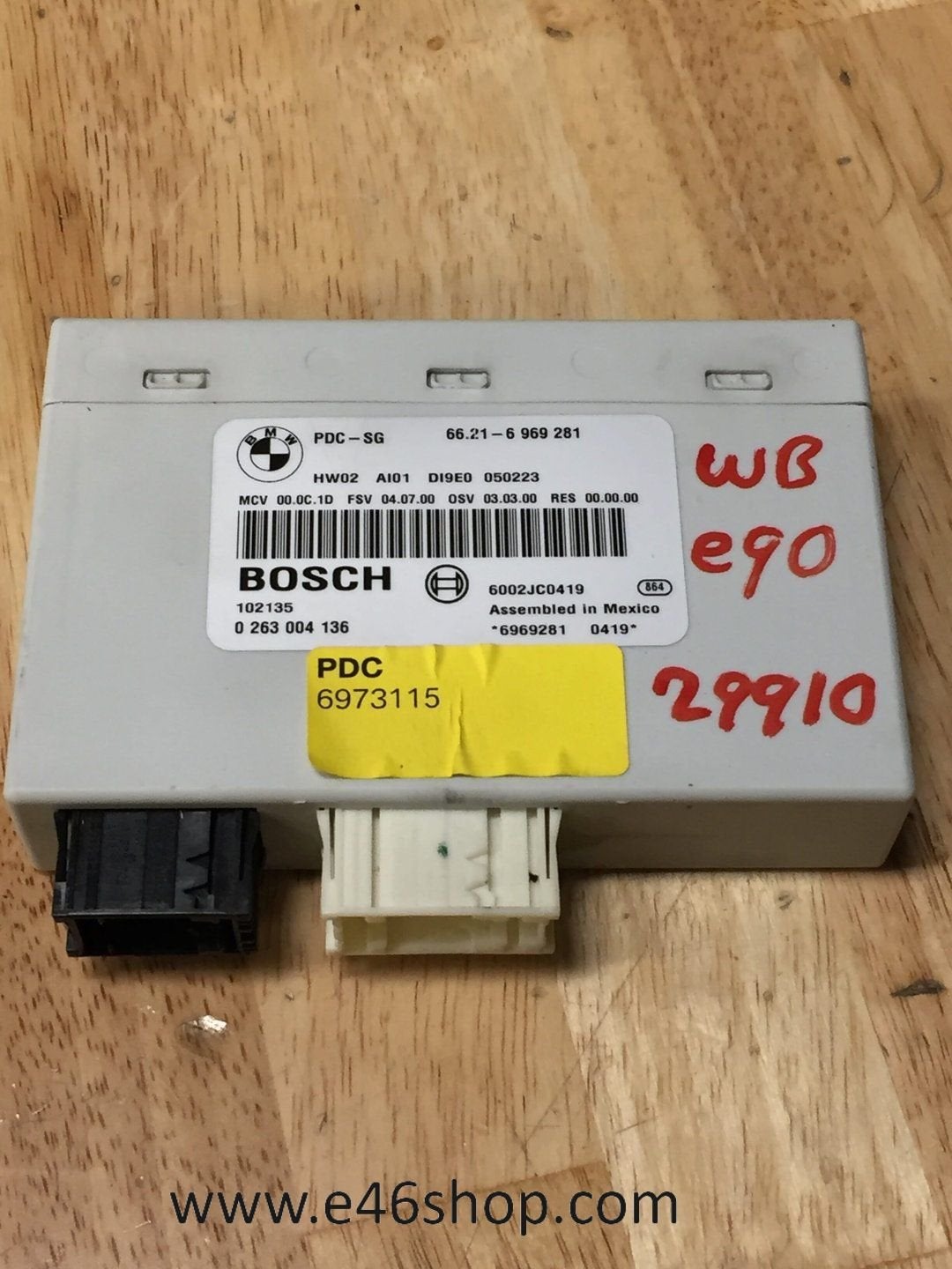 PDC module BMW E90, Auto-onderdelen, Elektronica en Kabels, BMW, Gebruikt, Ophalen of Verzenden