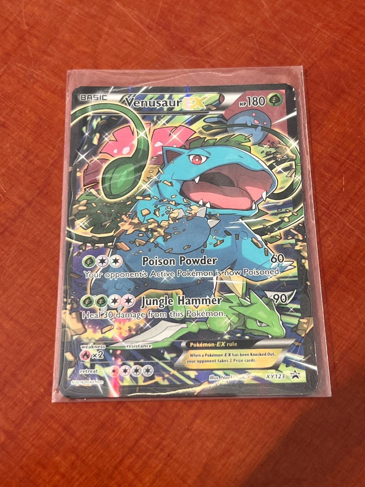 Venusaur EX XY123, Ophalen of Verzenden, Zo goed als nieuw