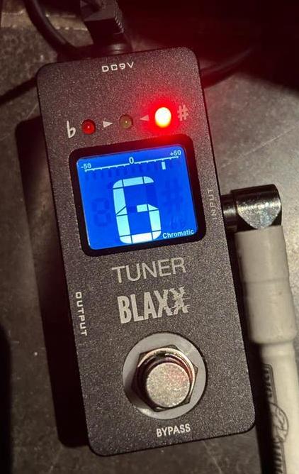 Blaxx BX-Tuner Mini Chromatic Gitaar Tuner Pedaal, Muziek en Instrumenten, Ophalen of Verzenden, Zo goed als nieuw, Overige typen