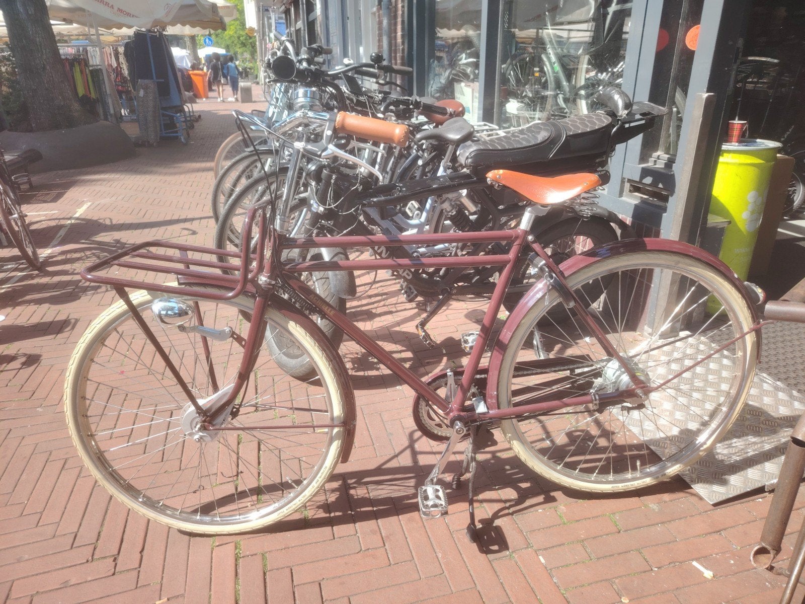 Achielle herenfiets - Zo goed als nieuw, 8 versnellingen, Fietsen en Brommers, Versnellingen, Zo goed als nieuw, Ophalen, Overige merken