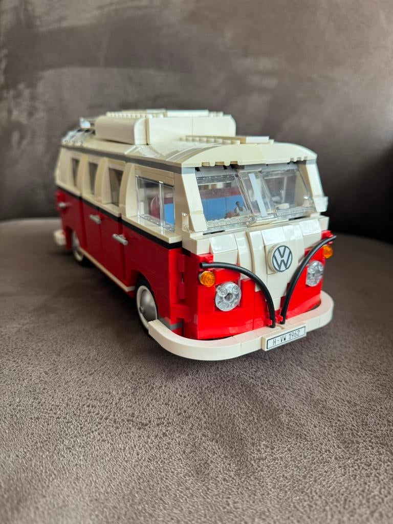 LEGO Volkswagen T1 Campeerbus, Ophalen of Verzenden, Zo goed als nieuw, Complete set, Lego