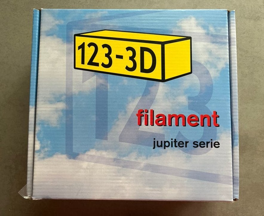 123-3D PETG Zwart Filament Jupiter Serie 2.85mm 1kg, Ophalen of Verzenden, Nieuw, Filament