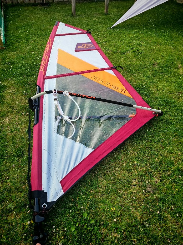 Jp australia kids zeil 2.5, Watersport en Boten, Windsurfen, Ophalen, Zo goed als nieuw, Met mast, Zeil