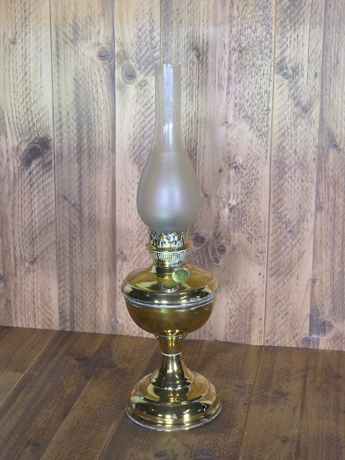 Koperen olielamp, Antiek en Kunst, Antiek | Lampen, Ophalen of Verzenden