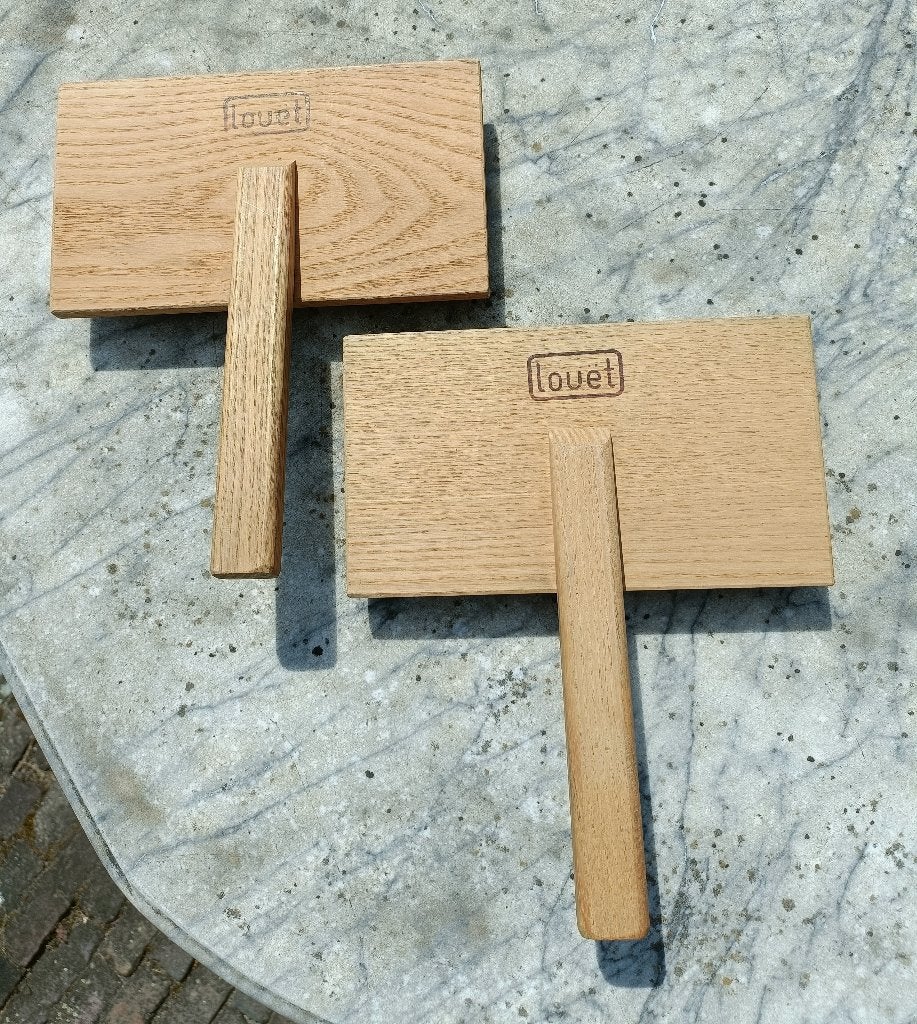 2 LOUET wolkaarden handkaarden 19 x 10 cm NIEUW!! (LE1), Ophalen of Verzenden, Nieuw, Overige typen