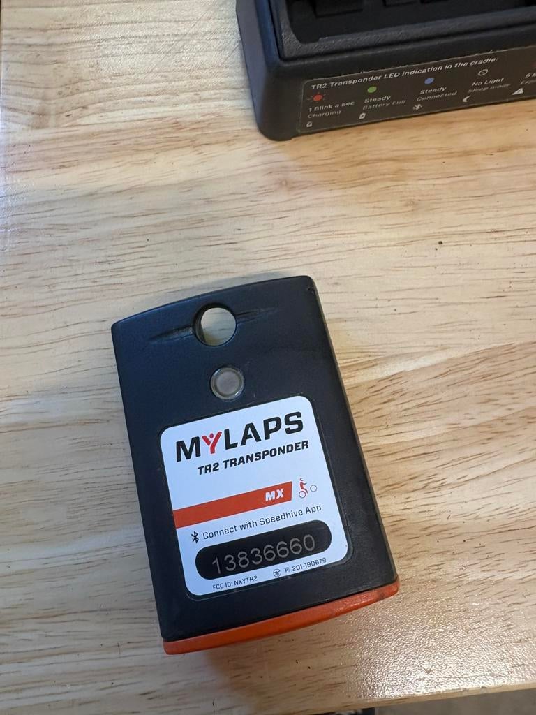 Mylaps transponder, Ophalen of Verzenden, Zo goed als nieuw
