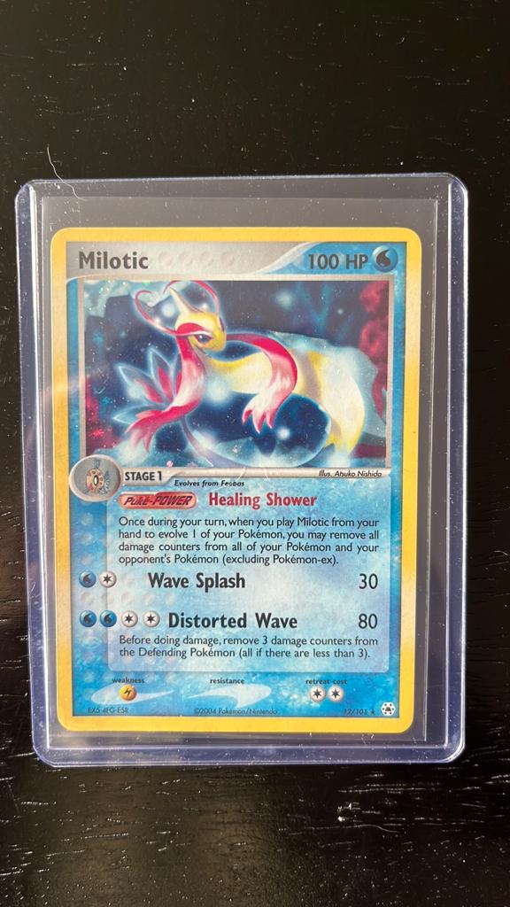 Milotic holo 12/101 ex hidden legends, Hobby en Vrije tijd, Verzamelkaartspellen | Pokémon, Ophalen of Verzenden, Zo goed als nieuw