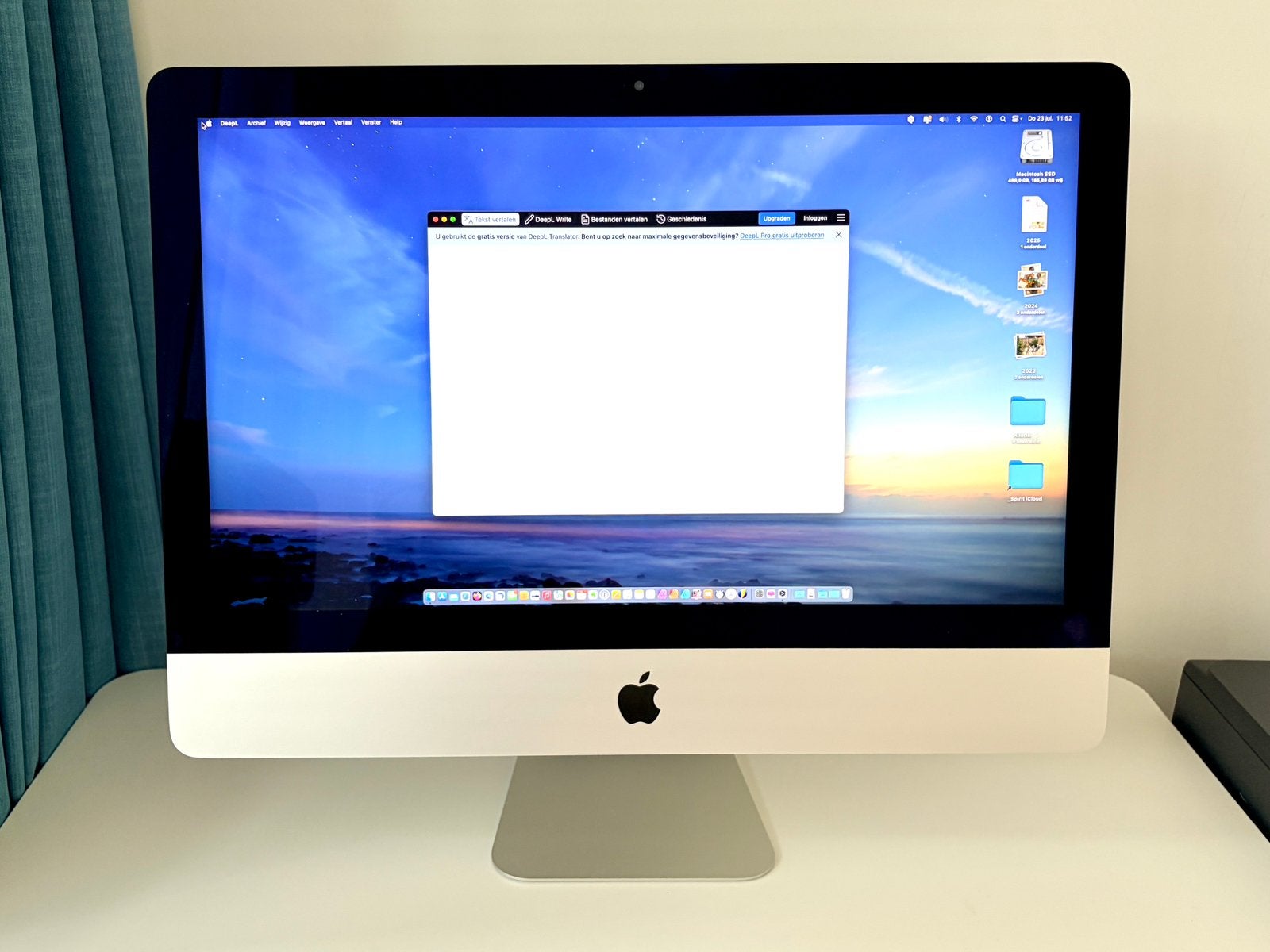 Apple iMac 21.5" 2017, Computers en Software, Apple Desktops, Zo goed als nieuw, iMac, SSD, 3 tot 4 Ghz, 16 GB, Ophalen