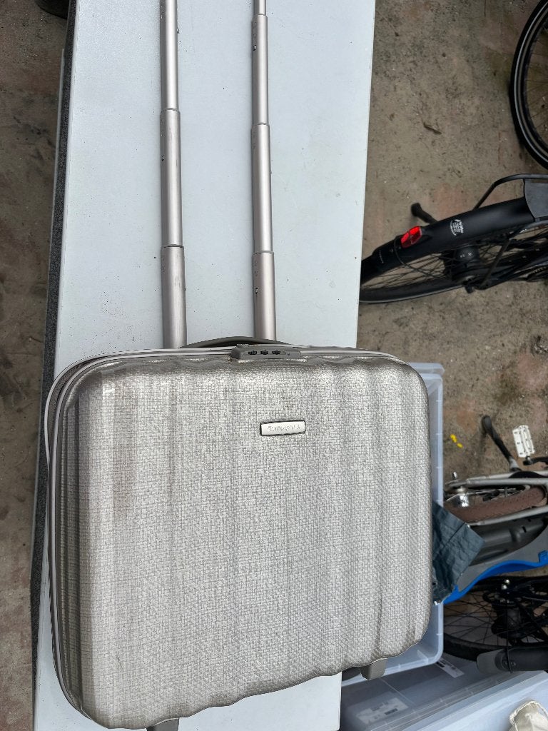 Samsonite koffer, Gebruikt, Hard kunststof, Minder dan 50 cm, Ophalen of Verzenden