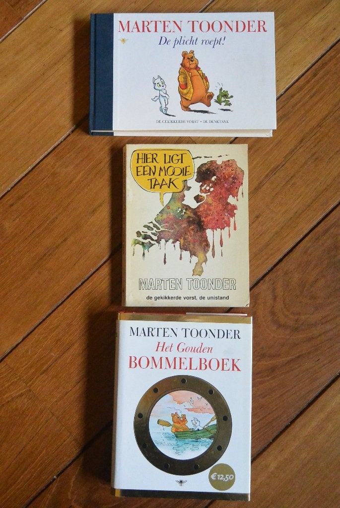 3x Marten Toonder De plicht roept! Het gouden Bommelboek e.a, Meerdere stripboeken, Ophalen of Verzenden, Gelezen, Marten Toonder