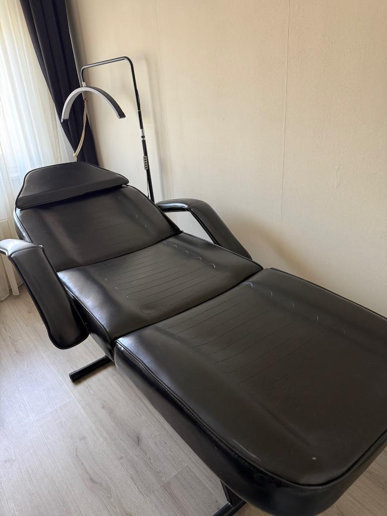 Cosmetische behandelstoel, Ophalen, 90 cm, Eenpersoons, Zwart