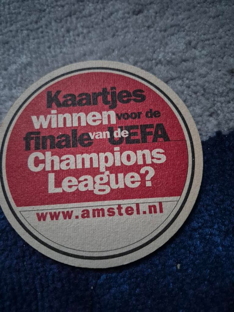 Amstel Bier Viltje - UEFA Champions League Promotie, Ophalen of Verzenden