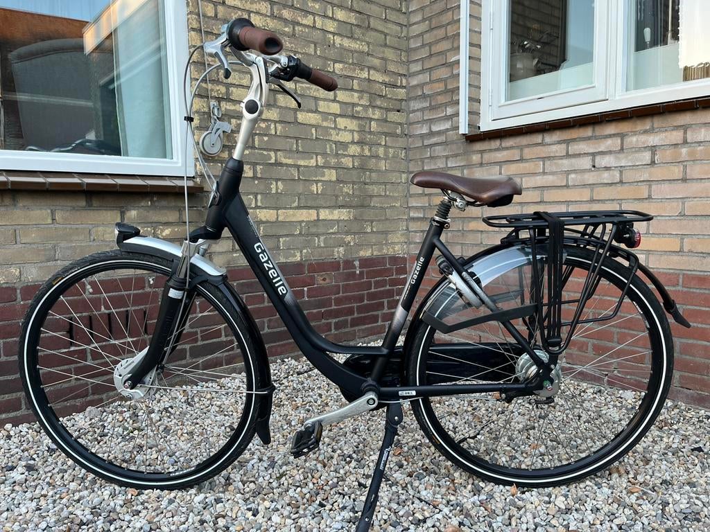 Zeer nette Gazelle Orange Comfort C7 damesfiets 49cm, Fietsen en Brommers, Fietsen | Dames | Damesfietsen, 47 tot 50 cm, Versnellingen