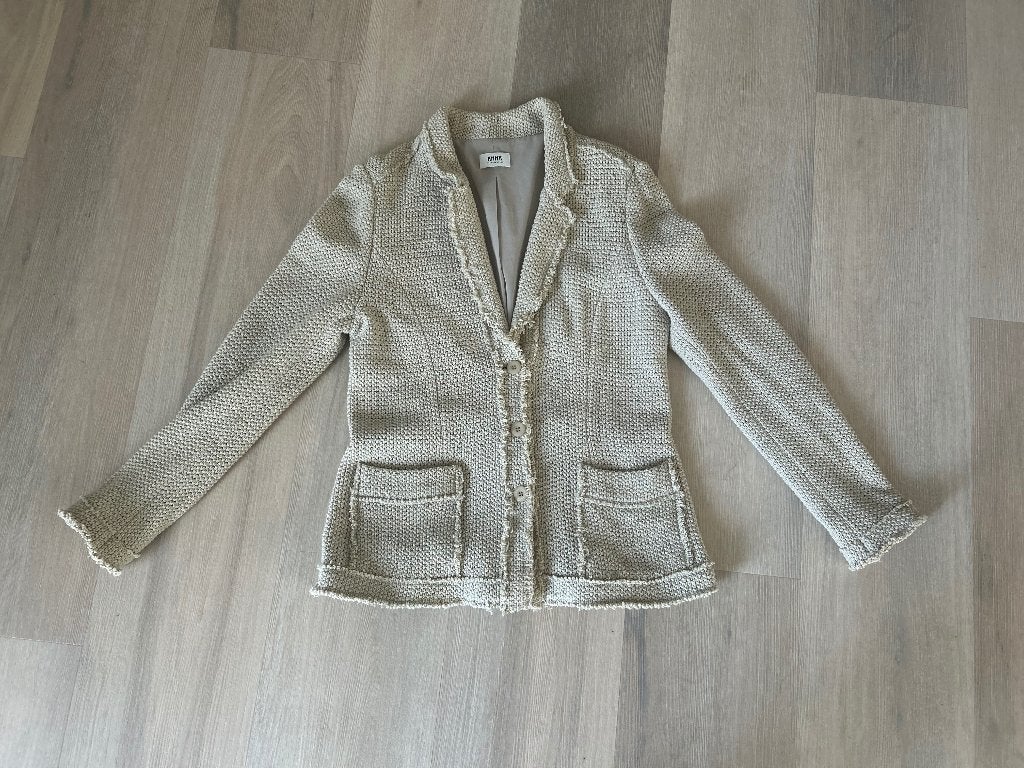 Blazer/jasje van Anna van Toor maat XL, Anna van Toor, Beige, Maat 42/44 (L), Ophalen of Verzenden