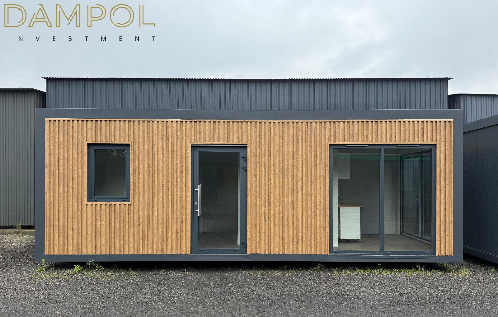 LUXE KANTOOR/WOONUNIT 8x3M COMPLEET– NOG BIJ FABRIKANT