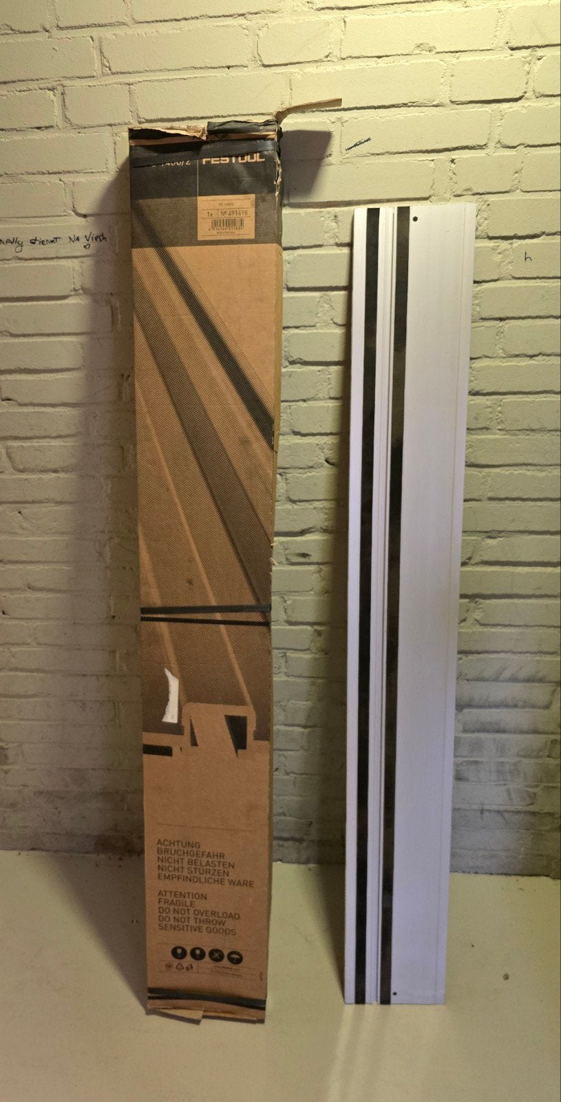 Festool FS 1400/2 Geleiderail met 2 festool klem beugel, Ophalen of Verzenden, Zo goed als nieuw, Overige typen, Festool