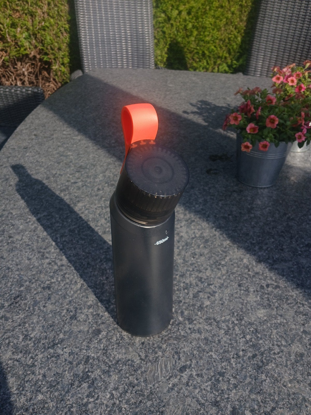 AirUp fles zwart met oranje, Sport en Fitness, Bidons, Ophalen of Verzenden