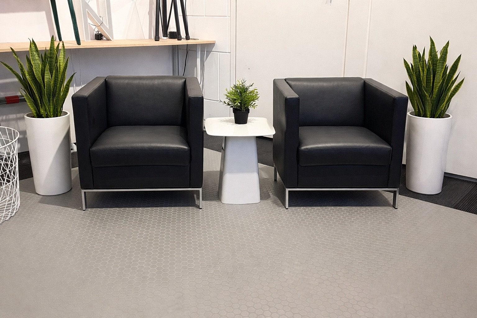 Walter Knoll design Fauteuils zwart leer, Huis en Inrichting, Fauteuils, Ophalen, Walter Knoll, Geen, 75 tot 100 cm