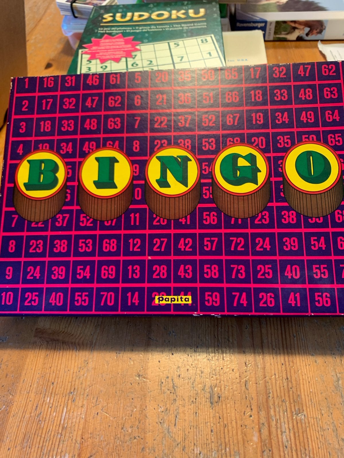 Papita Bingo Spel - Compleet en in goede staat, Drie of vier spelers, Ophalen, Gebruikt