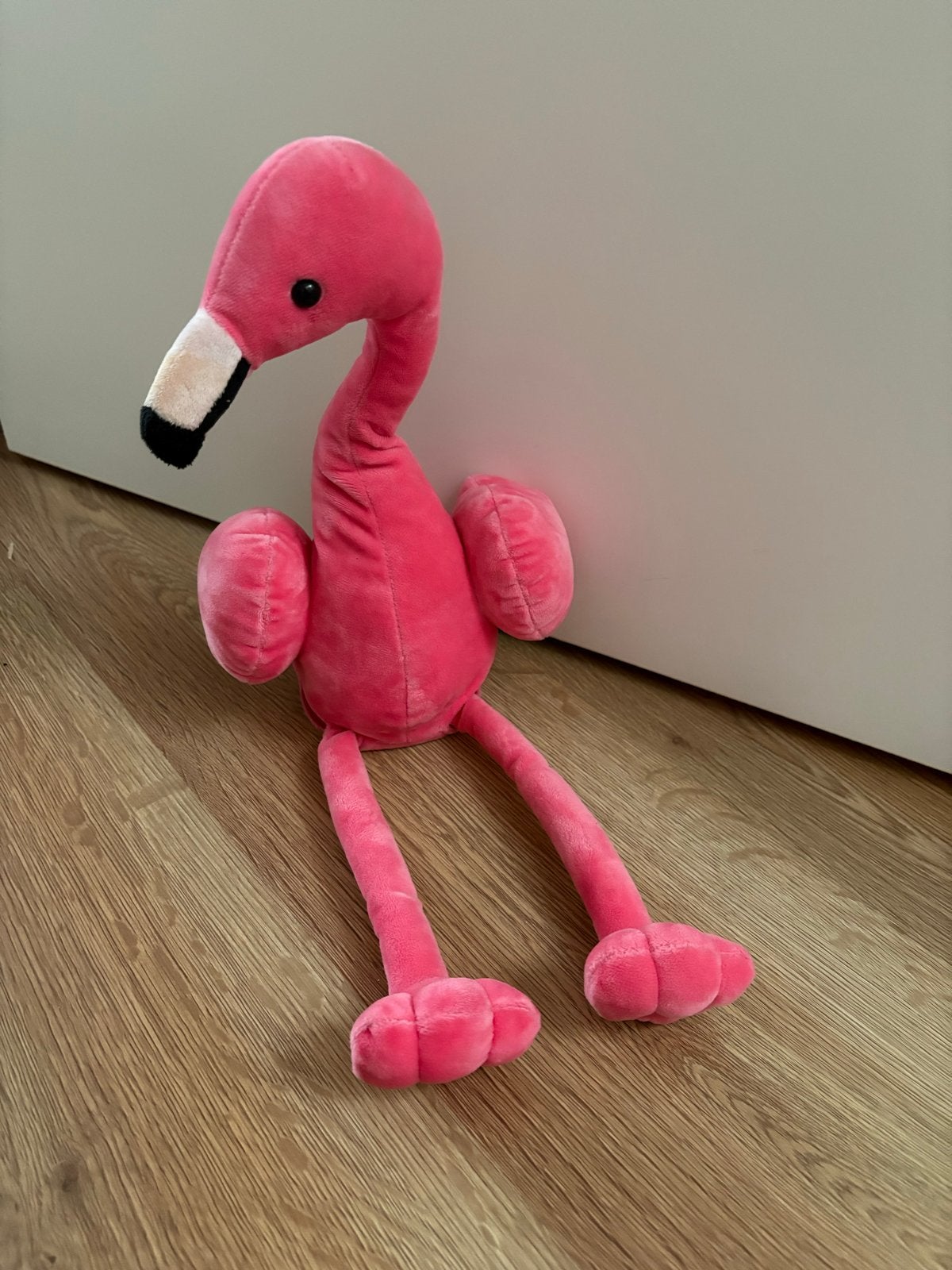Roze Flamingo napraat Knuffel, Kinderen en Baby's, Ophalen, Roze, Overige typen