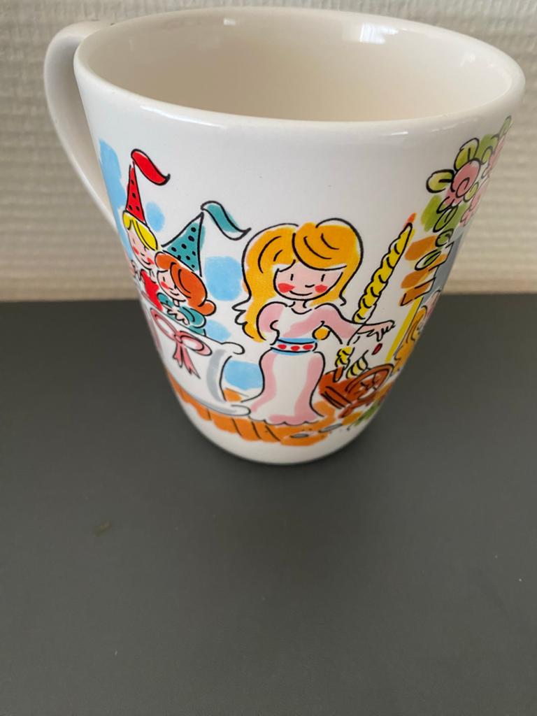 Efteling Blond Amsterdam Mok - Sprookjesfiguren, Blond Amsterdam, Ophalen of Verzenden, Zo goed als nieuw, Kop(pen) en/of Schotel(s)