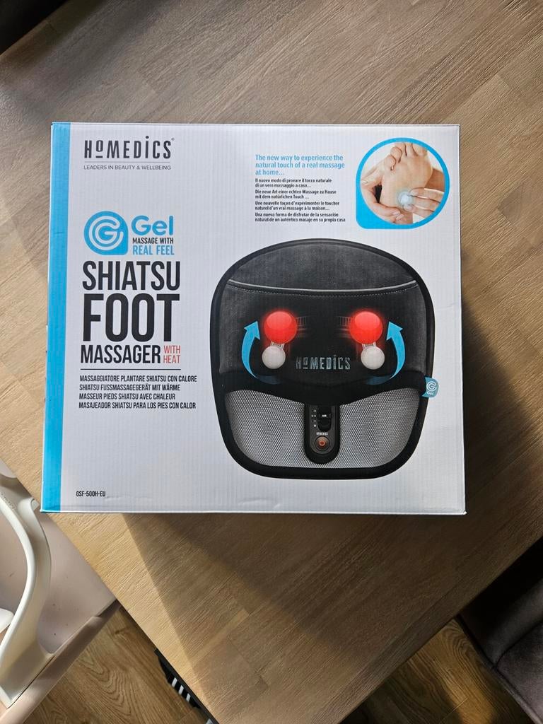 Homedics Shiatsu Voetmassageapparaat met Warmte, Ophalen of Verzenden, Zo goed als nieuw, Apparaat