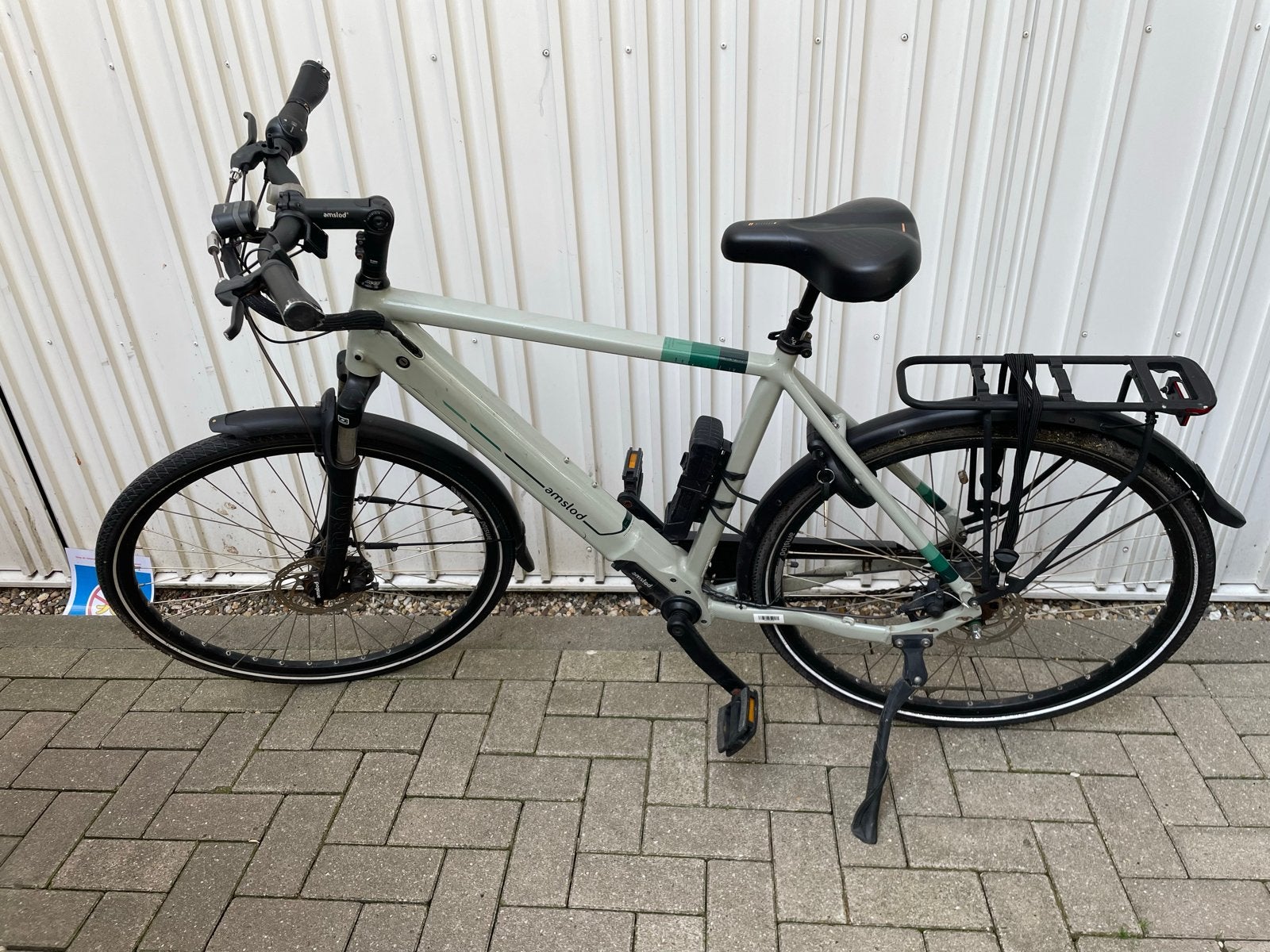 Amslod Denton E-bike - Accu intact, verbindingsprobleem, Fietsen en Brommers, Ophalen, Gebruikt, 30 tot 50 km per accu, Overige merken