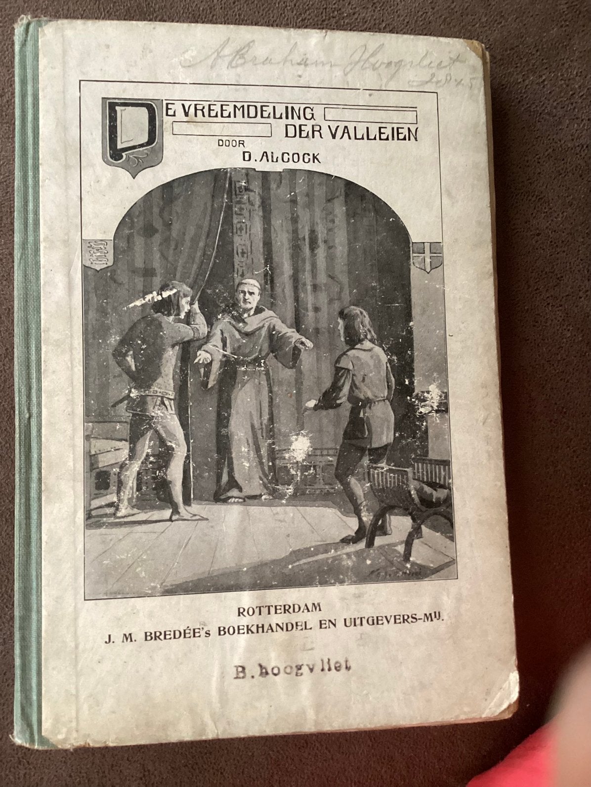 De vreemdeling der valleien; geschreven door D. Alcock, Ophalen of Verzenden