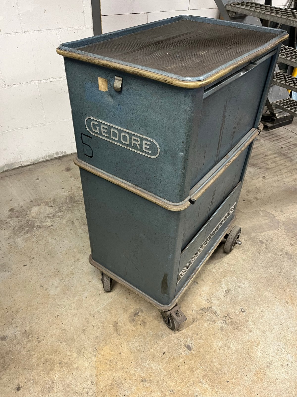 Gedore Adjudant 1580 gereedschapswagen met inhoud, Ophalen, Gebruikt, Gereedschapsopslag, Gedore