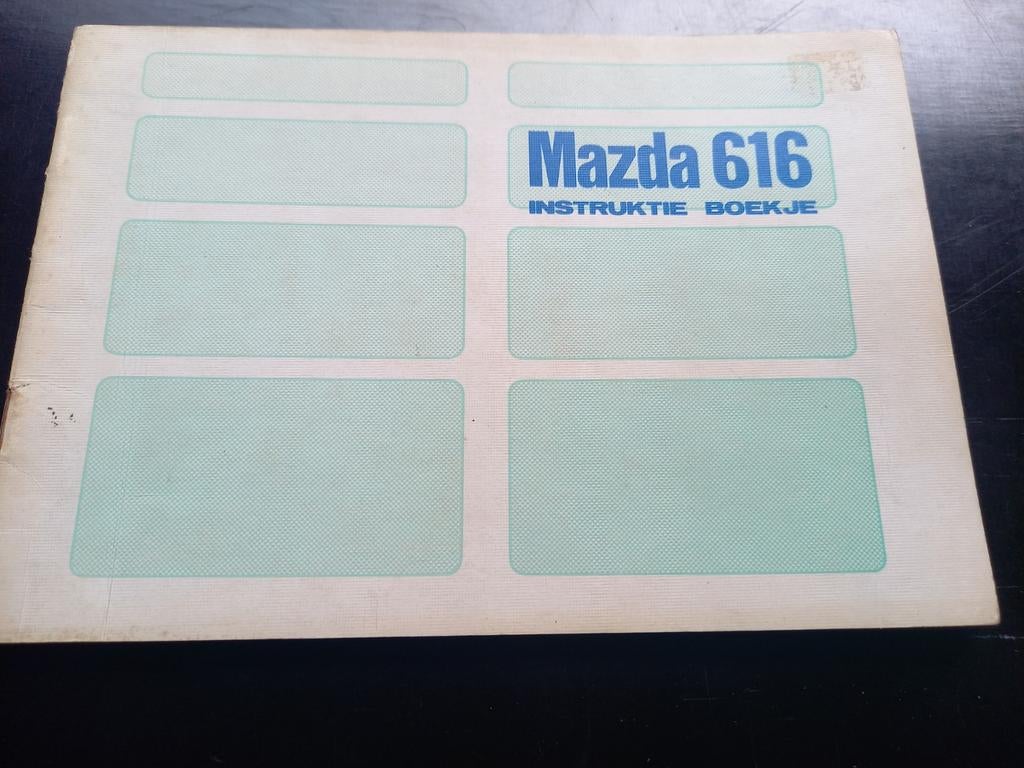 Instruktieboekje MAZDA 616 1974  NL, Ophalen of Verzenden
