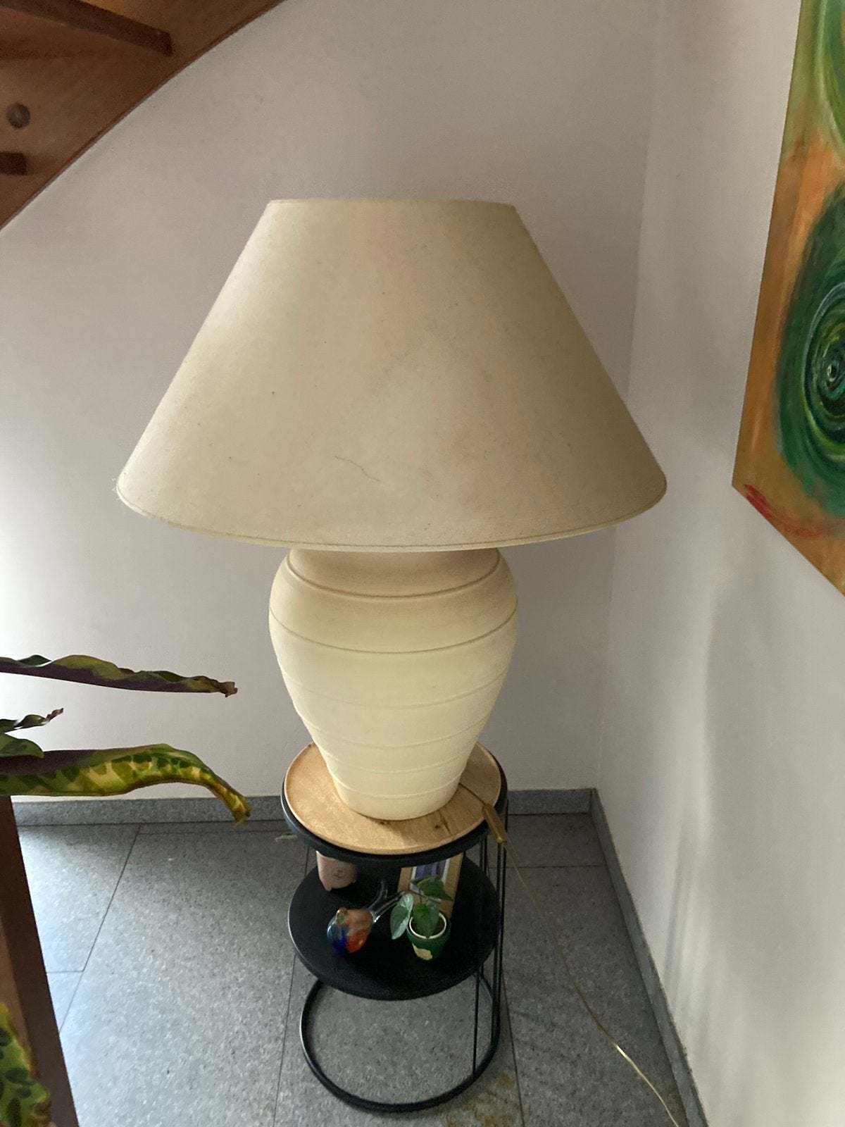 Vintage tafellamp, Huis en Inrichting, Ophalen, Zo goed als nieuw