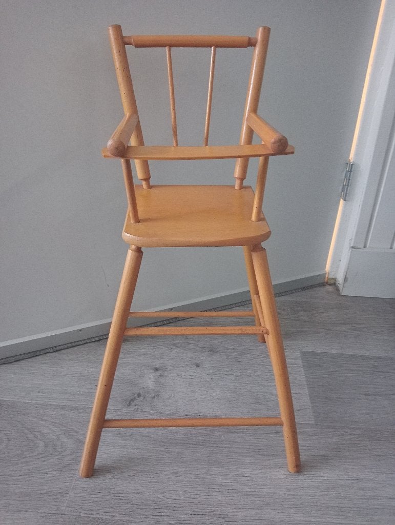 Poppen stoel of bankje rotan/hout, Ophalen, Zo goed als nieuw, Overige typen