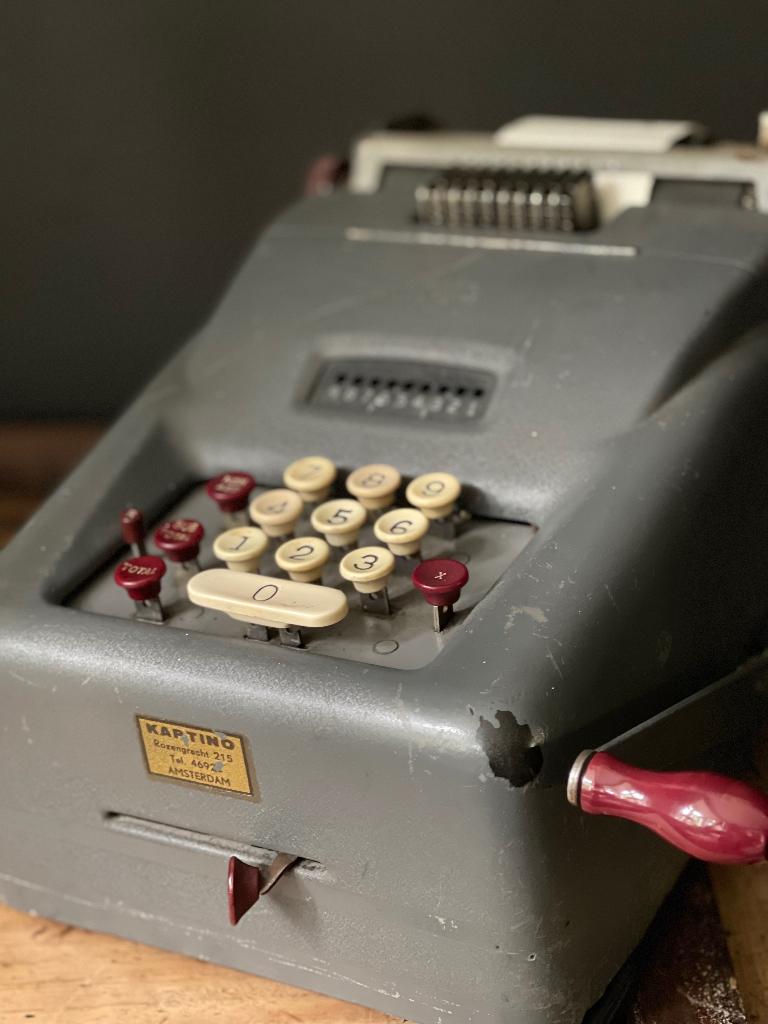 kassa rekenmachine, Antiek en Kunst, Curiosa en Brocante, Ophalen of Verzenden