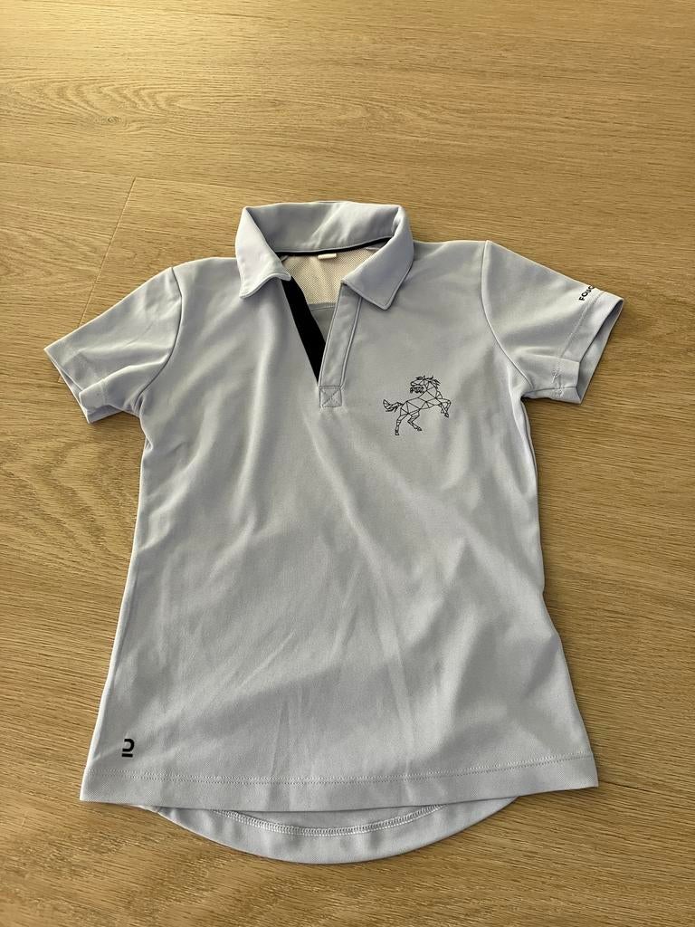 Paard rij shirt kleding fouganza decathlon - maat 125-130, Kinderen, Dressuur, Ophalen of Verzenden, Zo goed als nieuw