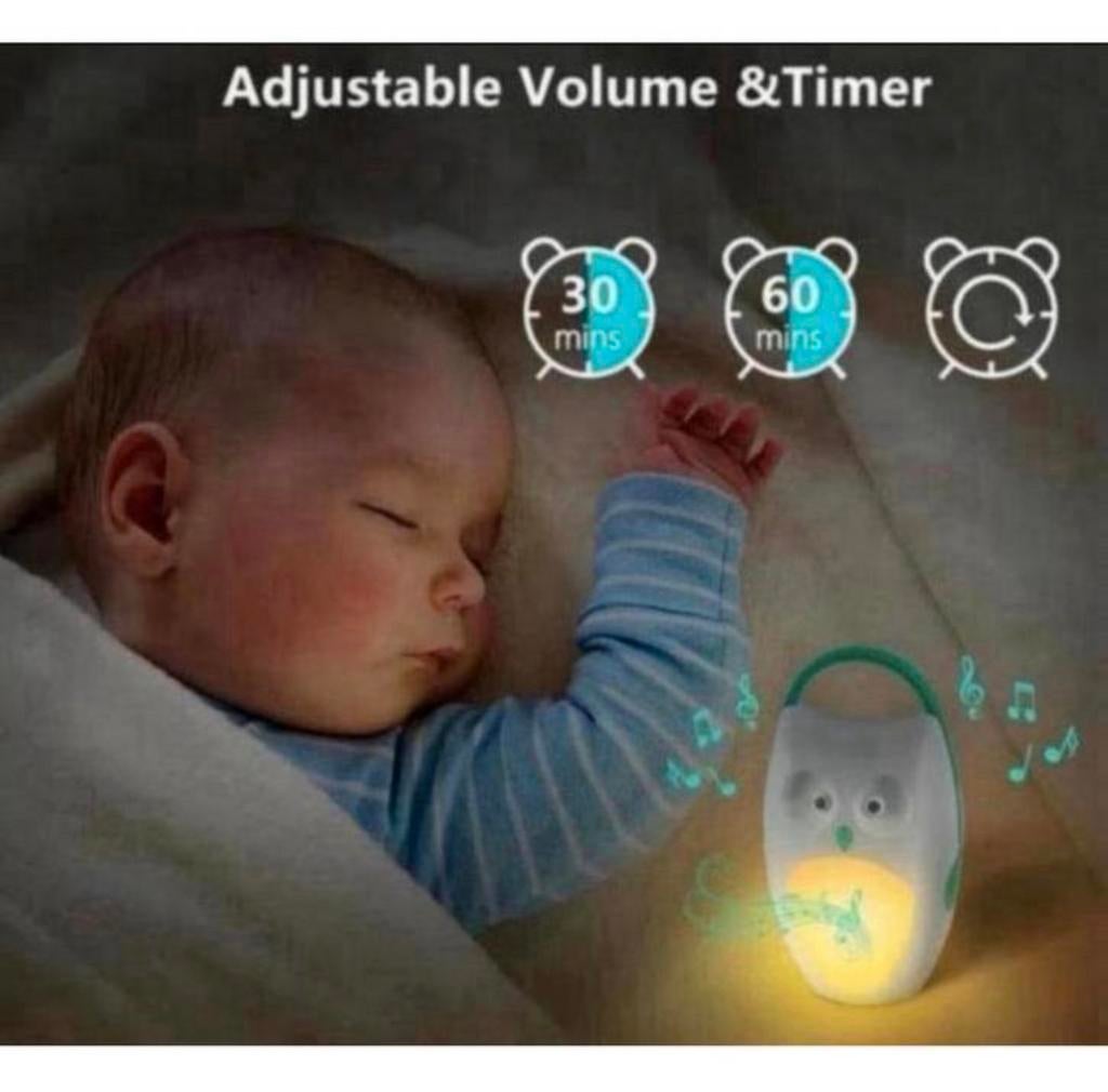 Uil nachtlamp wekker Baby babywekker + 8 geluiden oplaadbaar, Nieuw, Ophalen of Verzenden, H, H