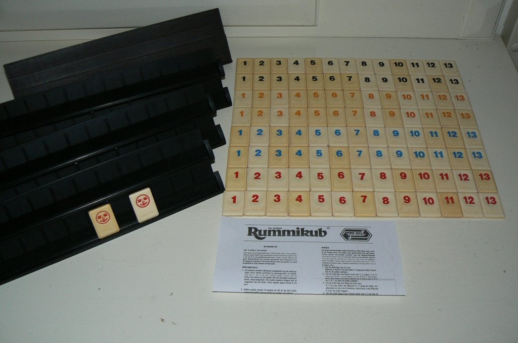The Original Classic Rummikub. Grote stenen. Goliath 50400, Een of twee spelers, Ophalen of Verzenden, Gebruikt, Goliath