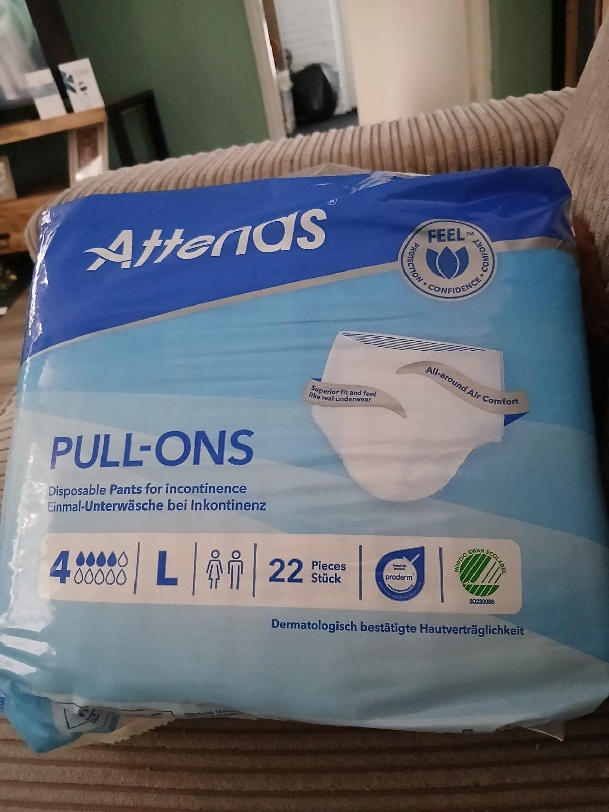 incontinentie luiers maat l, Ophalen