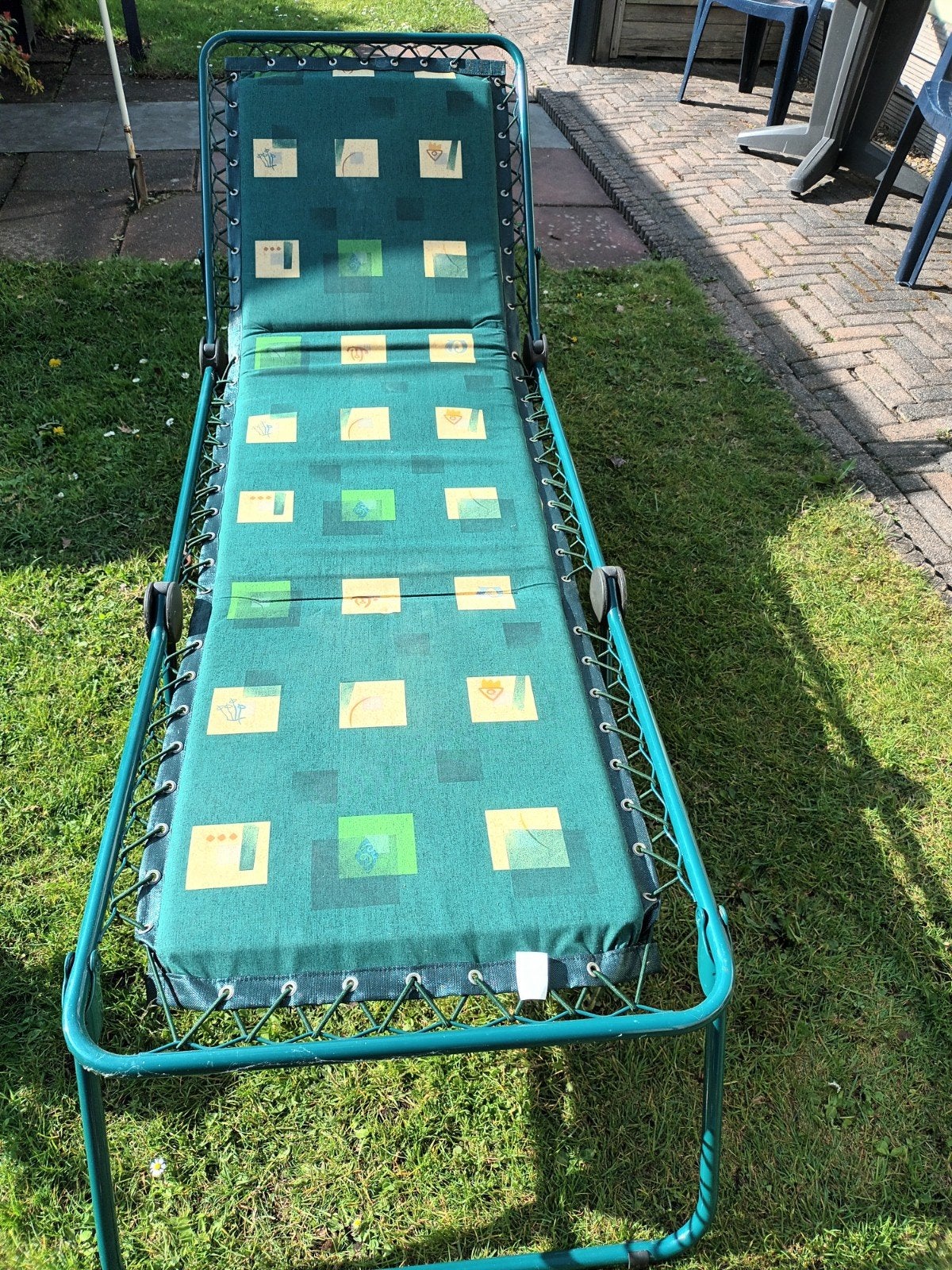 2 campingbedden,, vrijbuiter,,, Tuin en Terras, Ligbedden, Ophalen of Verzenden