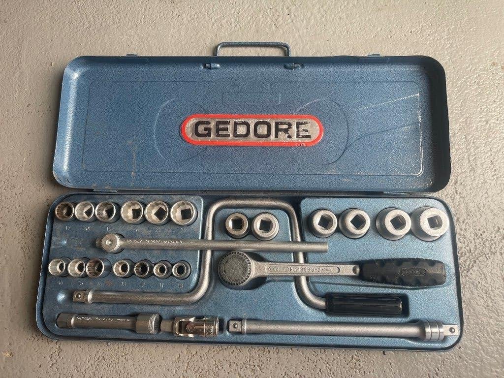 gedore doppenset, Doe-het-zelf en Verbouw, Gereedschap | Handgereedschap, Ophalen, Gebruikt, Gedore