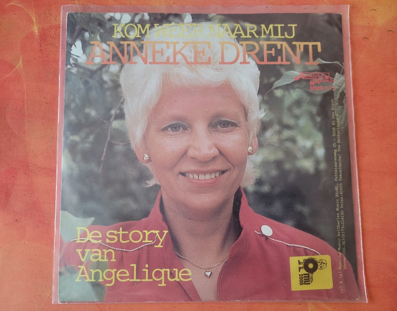 Anneke Drent - Kom weer naar mij - De story van Angelique, Ophalen, Zo goed als nieuw, Overige formaten, Levenslied of Smartlap