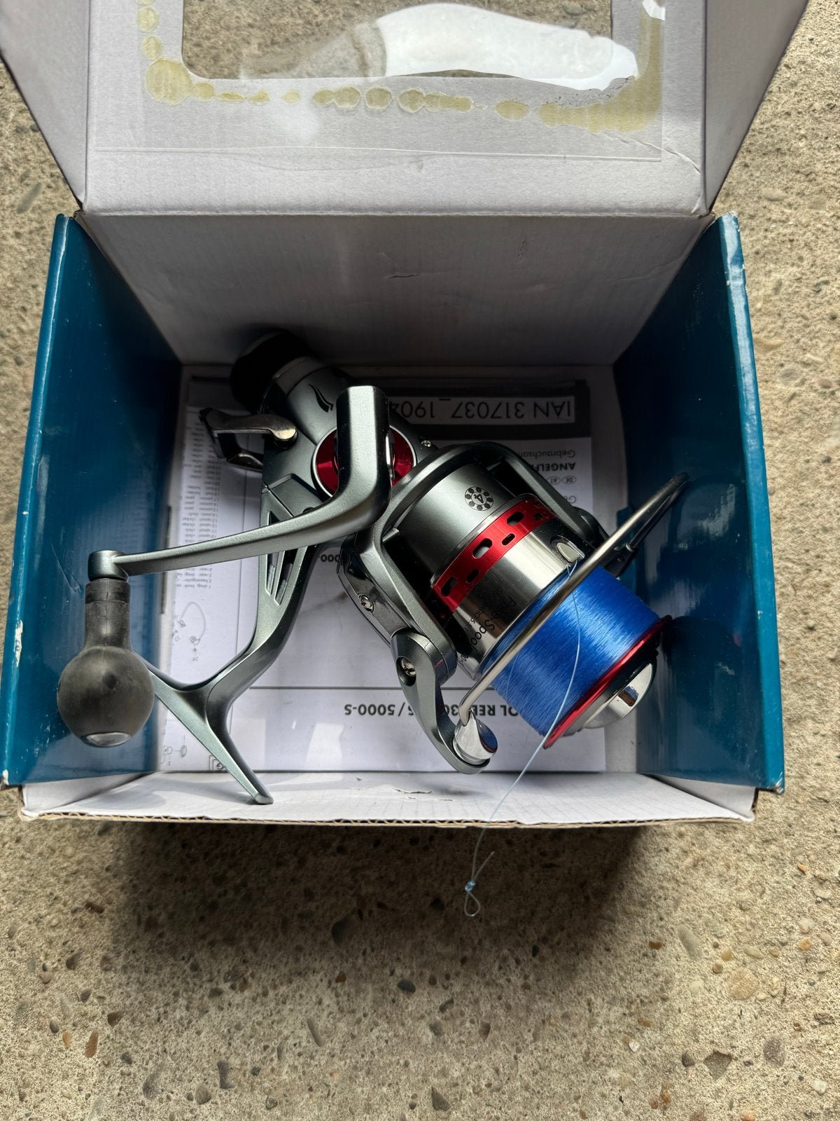 Crivit Freespool Reel 5000-S - Nieuw in doos, Watersport en Boten, Ophalen of Verzenden, Nieuw, Molen