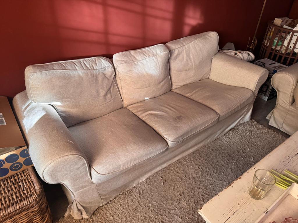 Ikea Ektorp, Ophalen, Gebruikt, Tweepersoons, 75 tot 100 cm