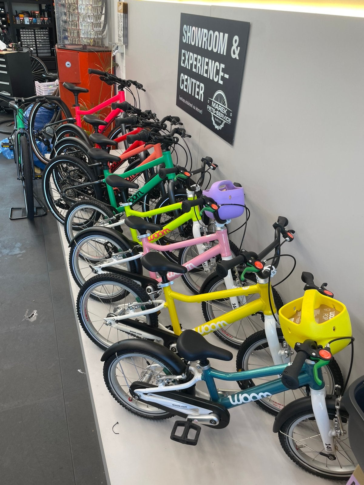 Woom Kinderfietsen, Fietsen en Brommers, Fietsen | Kinderfietsjes, Ophalen, Zo goed als nieuw, Minder dan 16 inch