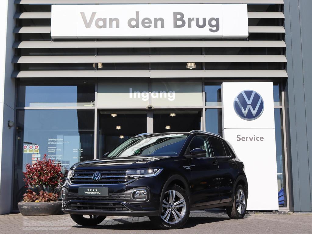 Volkswagen T-Cross 1.0 TSI 110 pk DSG R-Line | Navigatie | C, Auto's, Volkswagen, Gebruikt, Adaptive Cruise Control, Zwart, Bedrijf