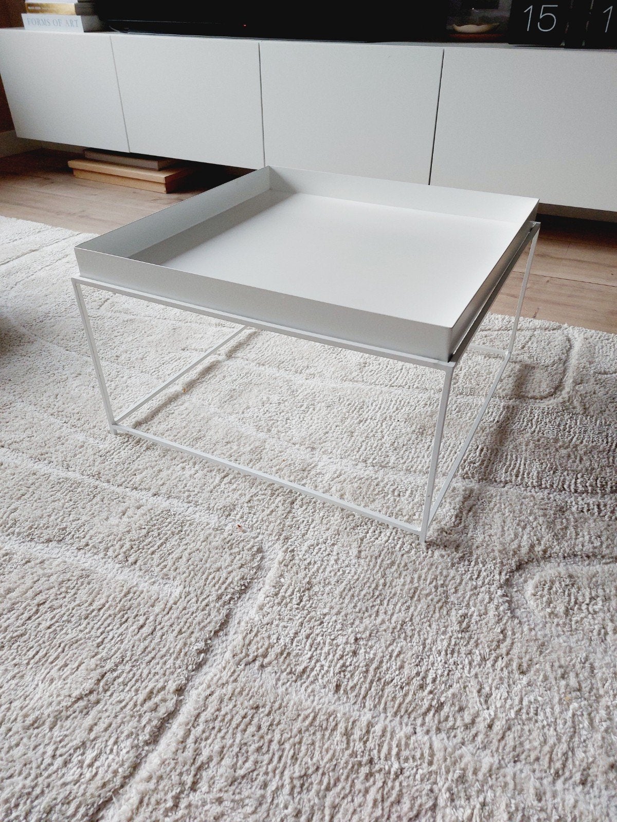 Sklum Design witte salontafel 60x60cm, Ophalen, 50 tot 100 cm, Overige materialen, Vierkant
