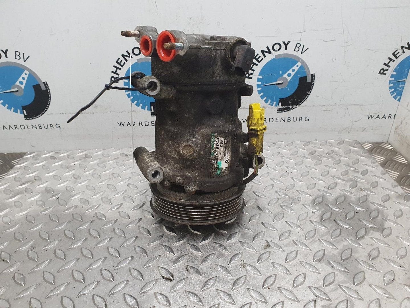 PEUGEOT 207 1.6 VTi AIRCO COMPRESSOR / AIRCOPOMP 6453WK , 98, Ophalen of Verzenden, Gebruikt, Stiba lid