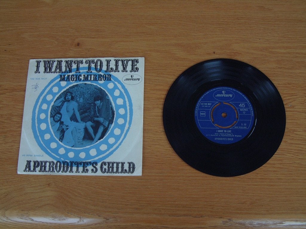 Single Aphrodite's Child-I want to Live-Magic Mirror nr.6, Ophalen of Verzenden, Gebruikt, Pop